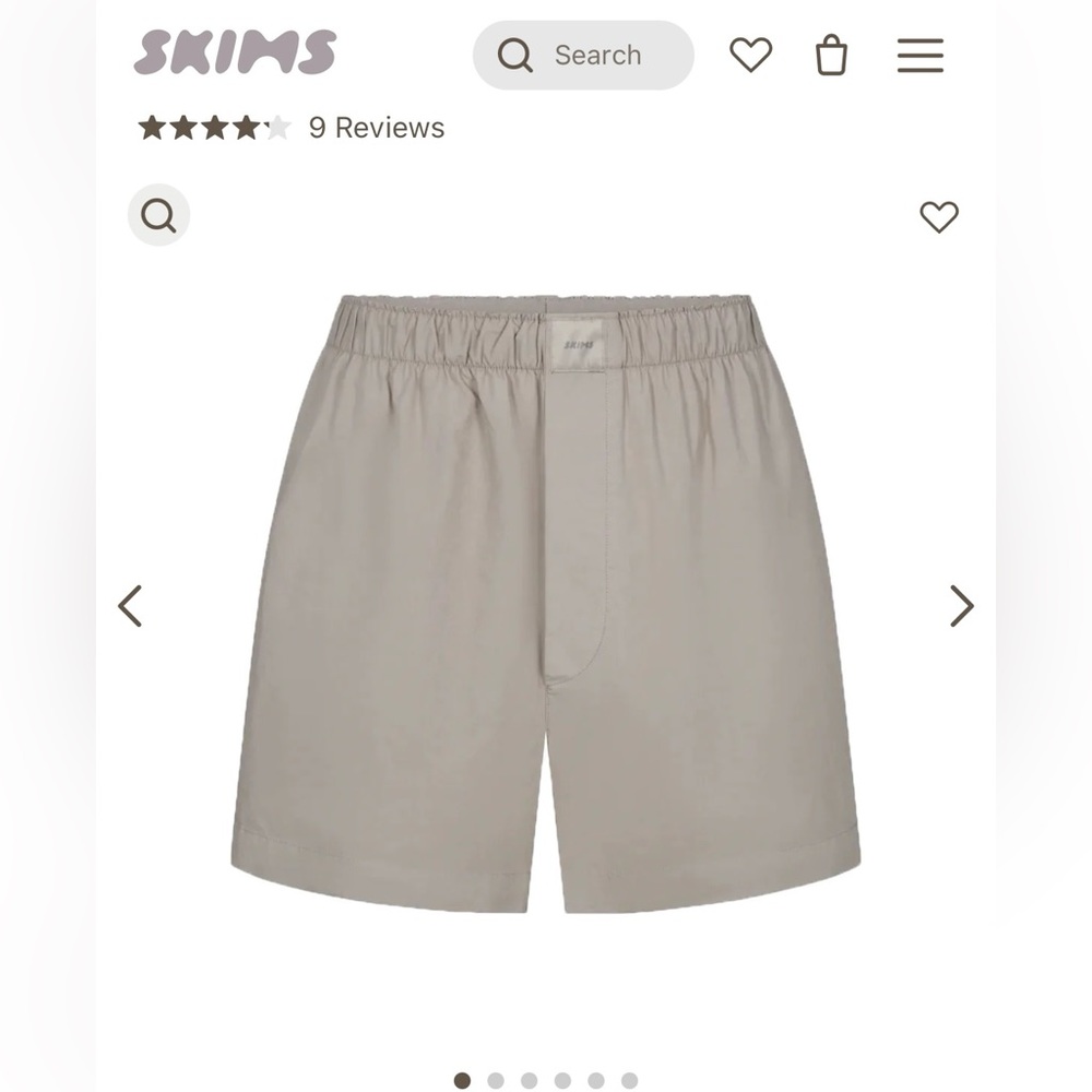 Skims Poplin Sleep Short